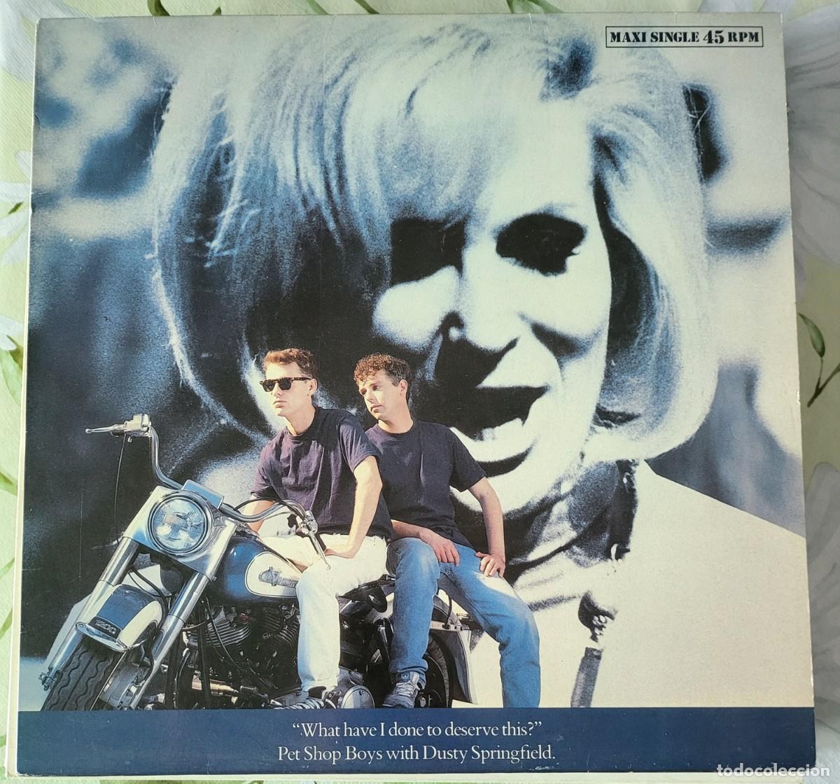 Discos de vinilo: Pep Shop Boys con Dusty Springfield Maxi-Single sello Emi editado en Espa&ntilde;a a&ntilde;o 1987...