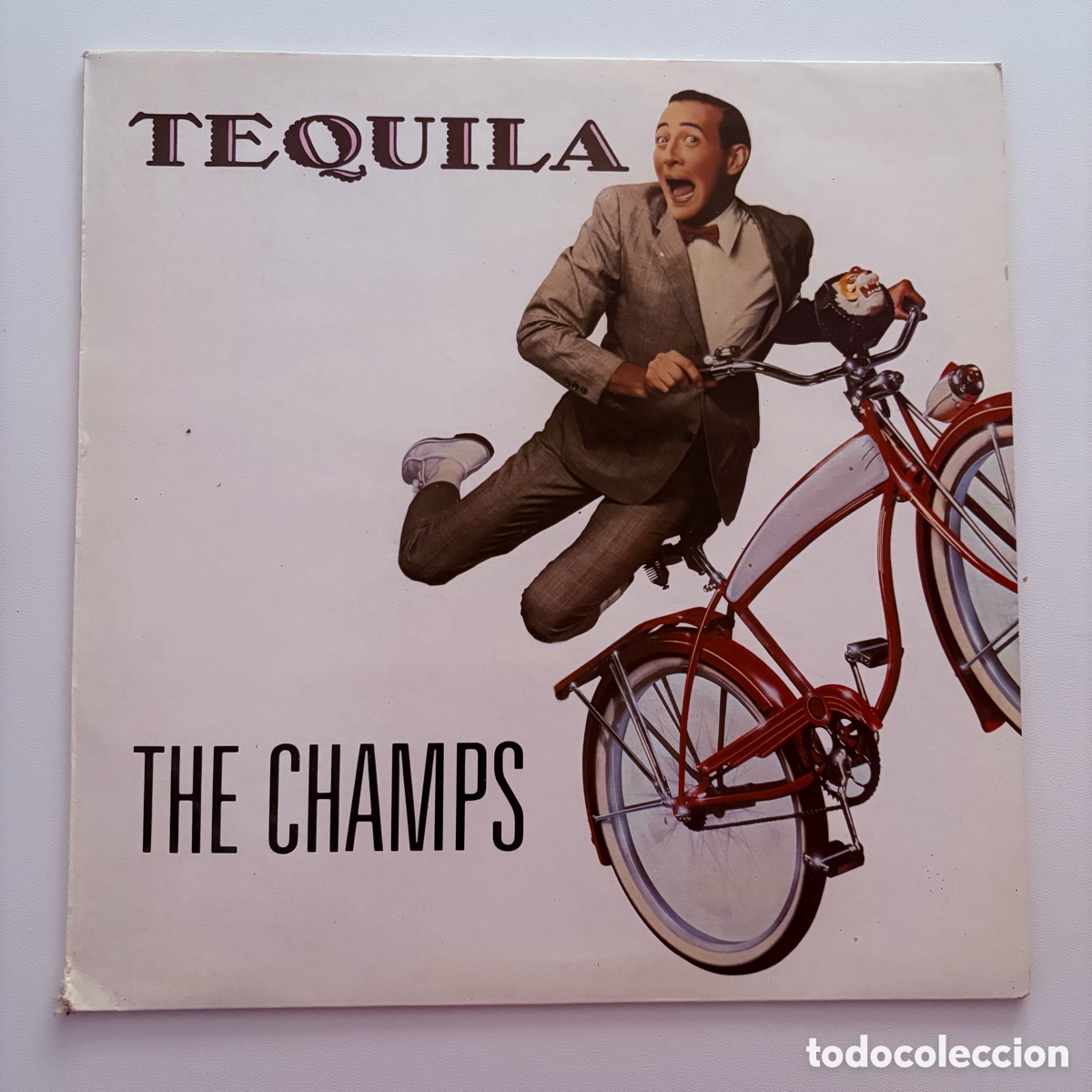 Discos de vinilo: maxi 12'' The Champs &lrm;&ndash; Tequila edicion espa&ntilde;ola de 1988