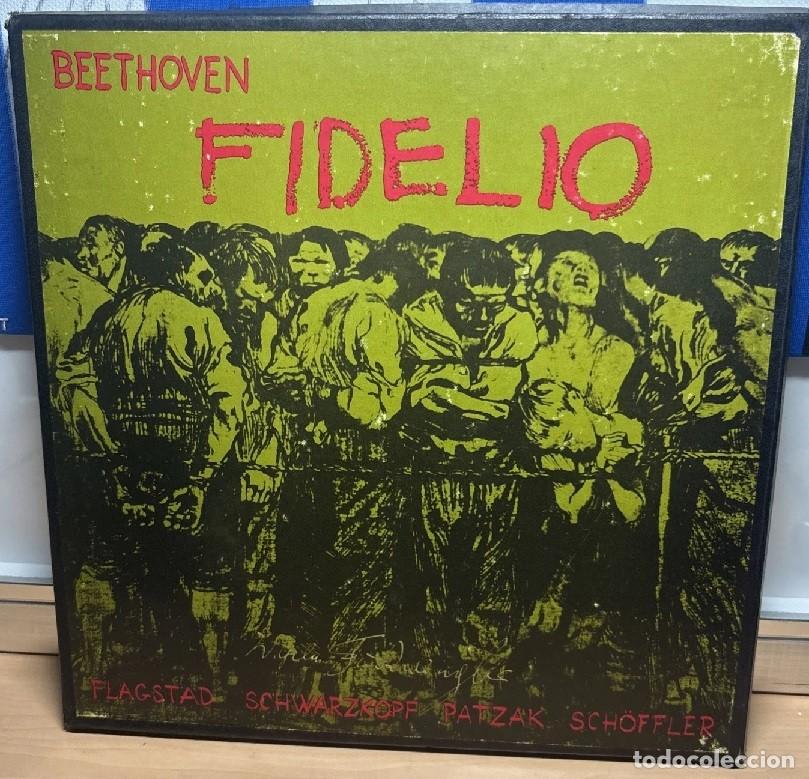 Discos de vinilo: BEETHOVEN FIDELIO FURTWANGLER PRIVADO SALZBURGO AGOSTO 1950 FLAGSTAD CAJA 3 LP