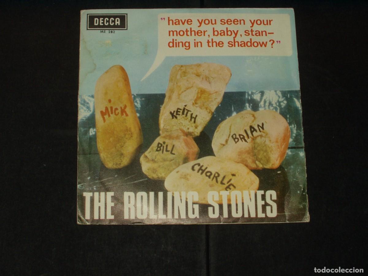 Discos de vinilo: ROLLING STONES SINGLE HAVE YOU DEEN YOUR MOTHER,BABY, STANDING IN THE SHADOW?
