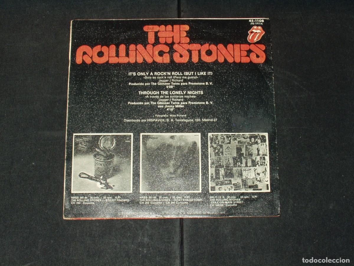 Discos de vinilo: ROLLING STONES SINGLE ITS ONLY ROCK N ROLL - Foto 2