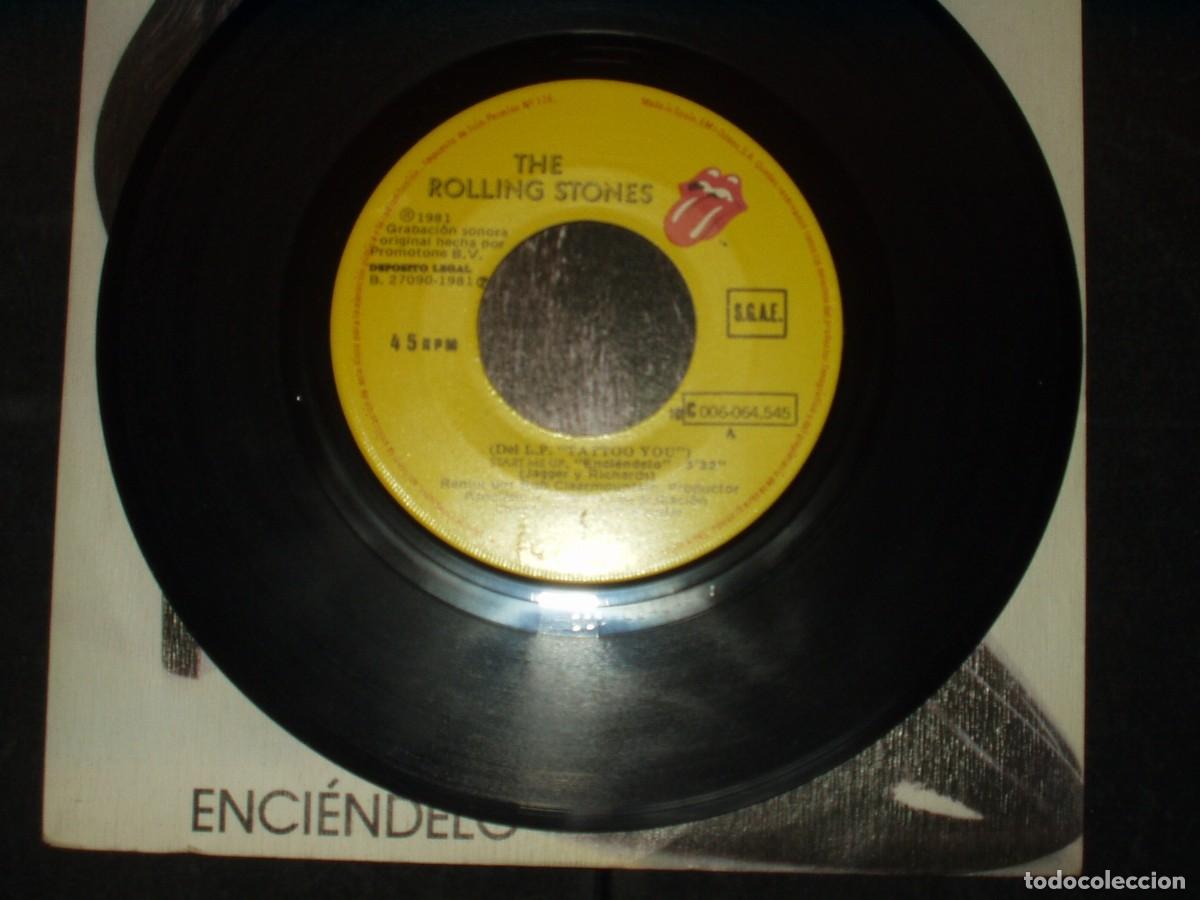 Discos de vinilo: ROLLING STONES SINGLE ENCIENDELO - Foto 3
