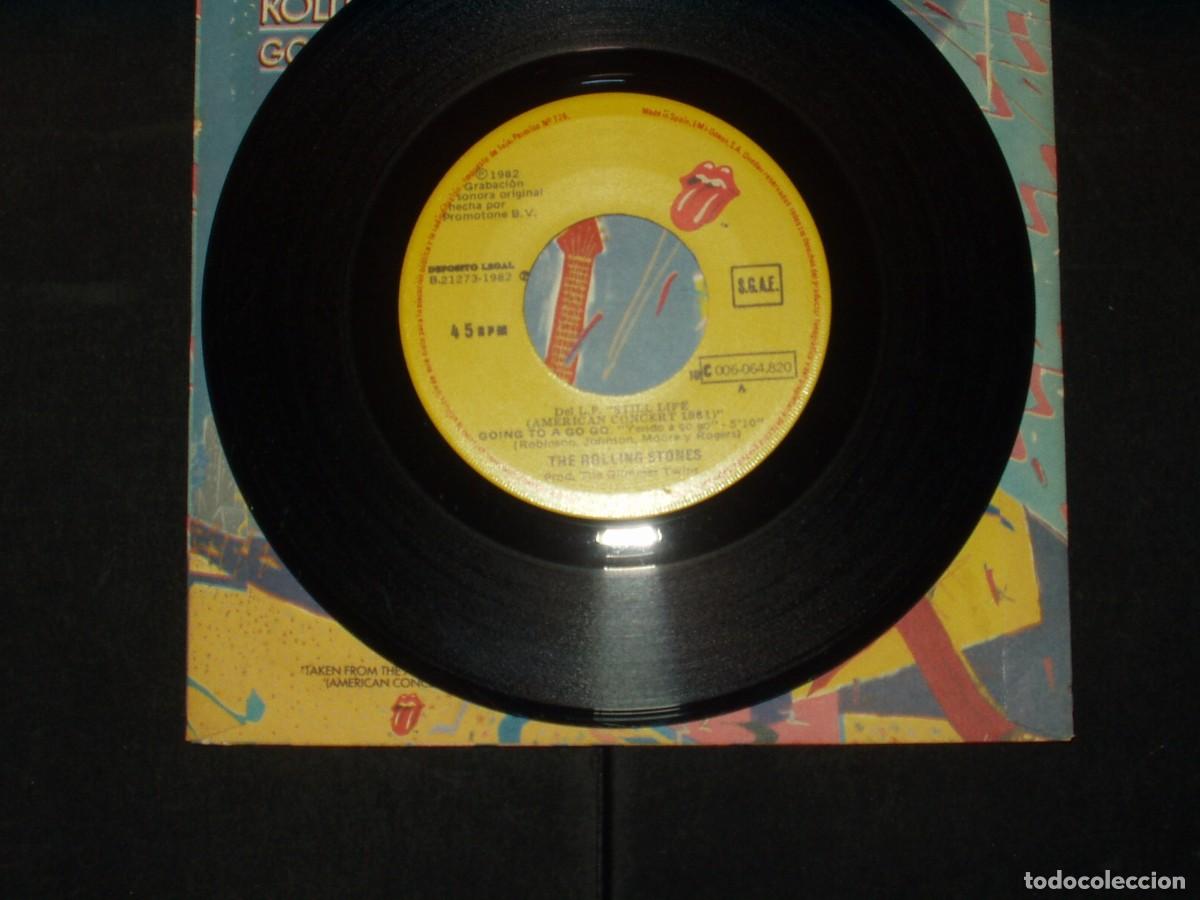 Discos de vinilo: ROLLING STONES SINGLE GOING TO A GO GO - Foto 3