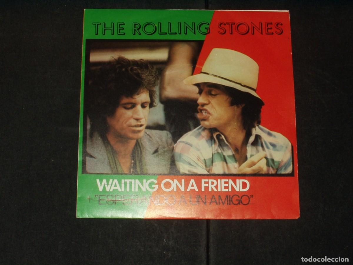 Discos de vinilo: ROLLING STONES SINGLE WAITING ON A FRIEND - Foto 1