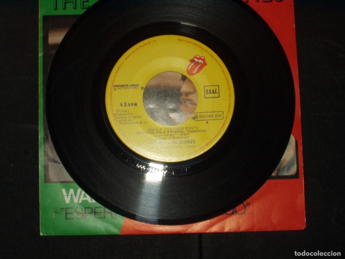 Discos de vinilo: ROLLING STONES SINGLE WAITING ON A FRIEND - Foto 3
