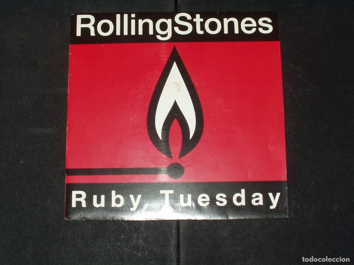 Discos de vinilo: ROLLING STONES SINGLE RUBY TUESDAY PROMOCIONAL