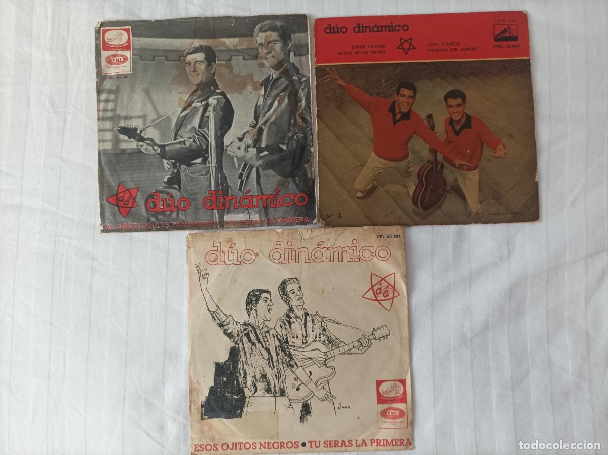 Discos de vinilo: Duo Dinamico lote singles y ep