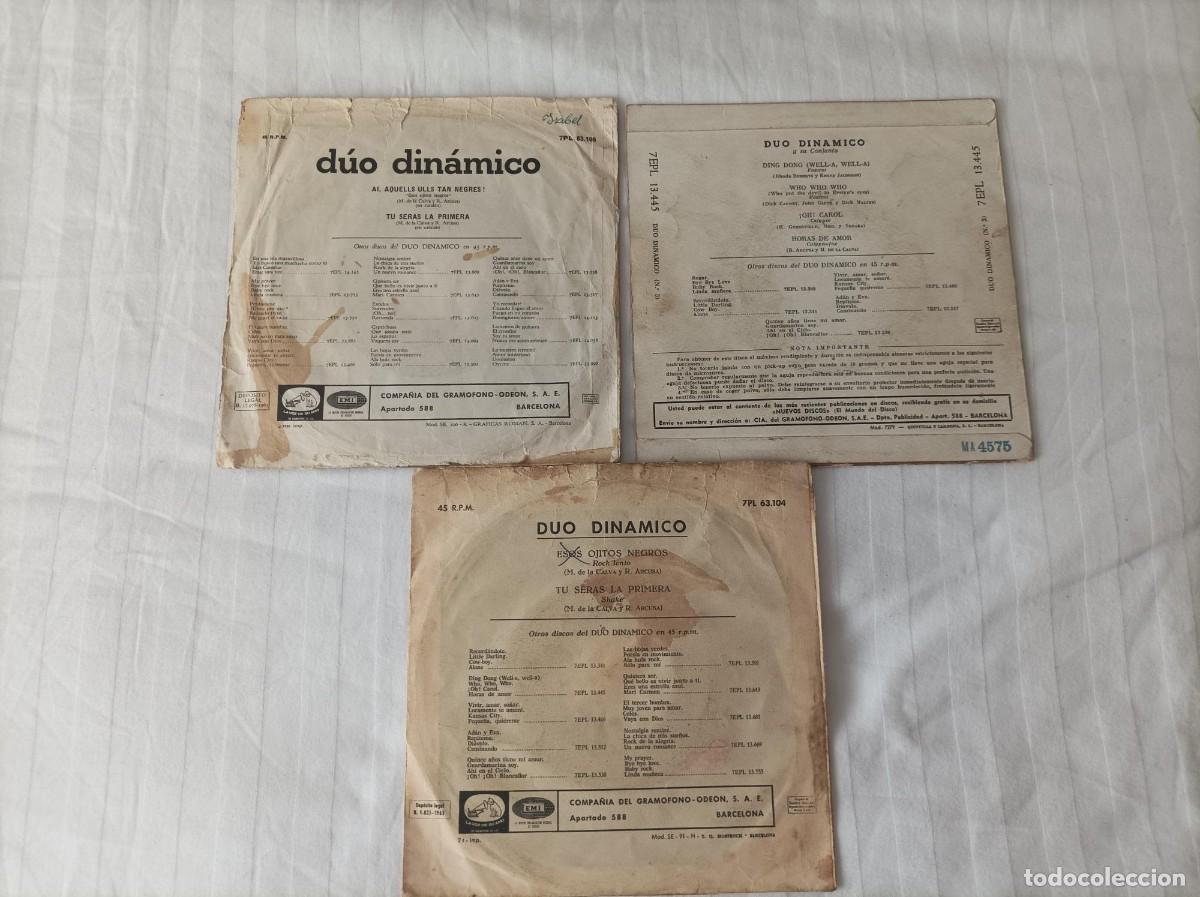 Discos de vinilo: Duo Dinamico lote singles y ep - Foto 2