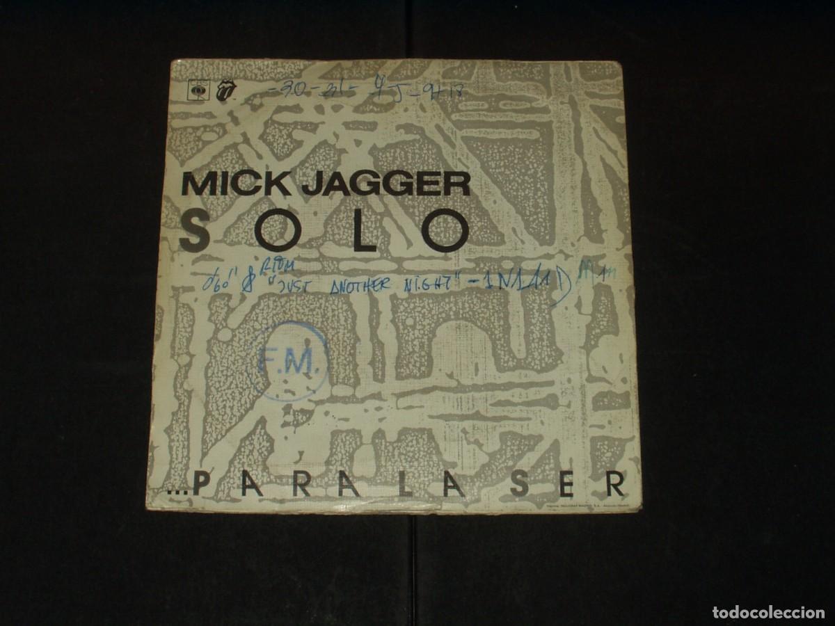 Discos de vinilo: MICK JAGGER SINGLE SOLO.- JUST ANOTHER NIGHT PROMOCIONAL - Foto 2