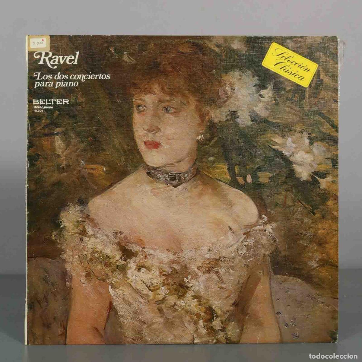Discos de vinilo: LP. Los dos conciertos para piano de Ravel - Berthe Morisot - Belter