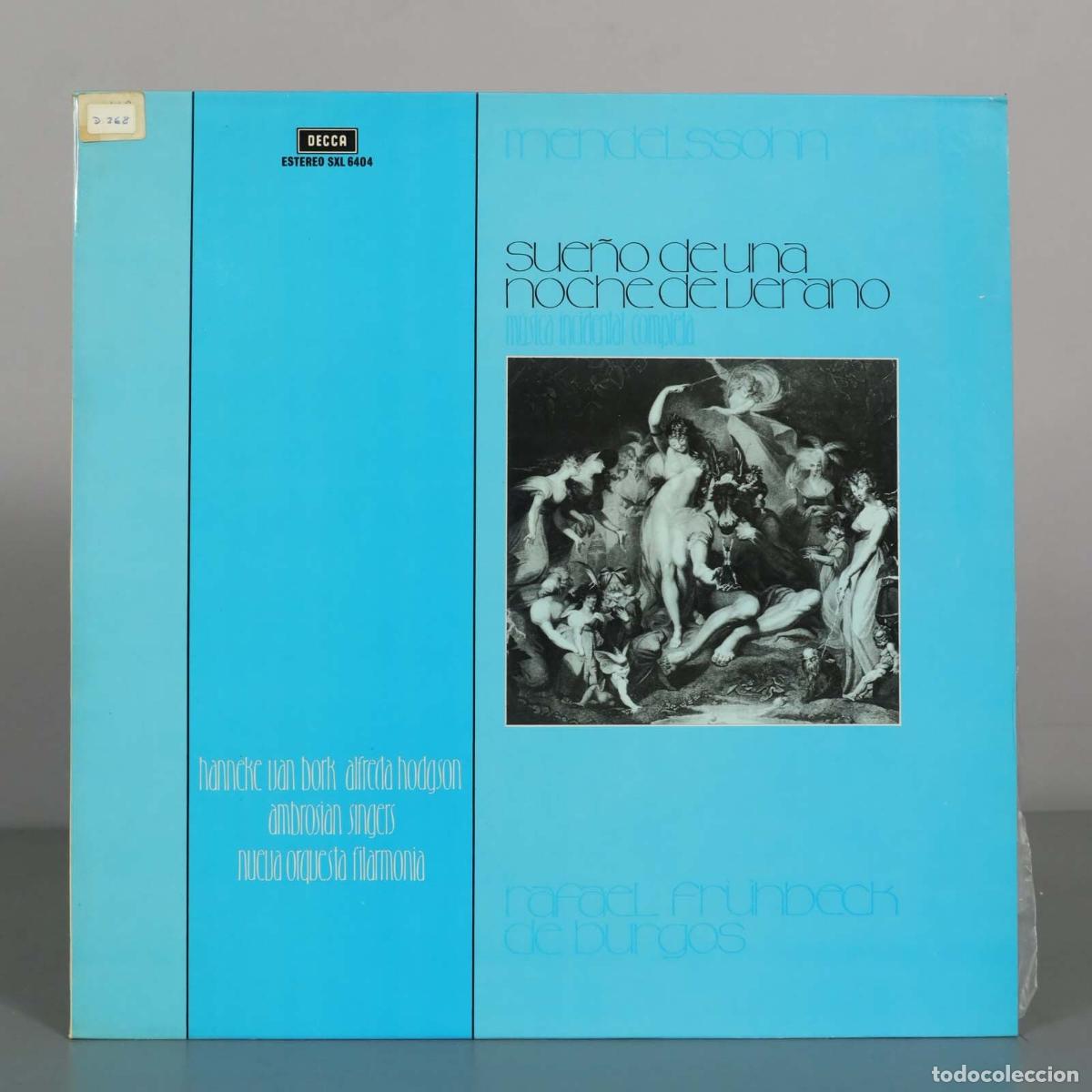 Vinyl-Schallplatten: LP. Sue&ntilde;o de una noche de verano (Complete Incidental Music) - Felix Mendelssohn, Hanneke van Bork,