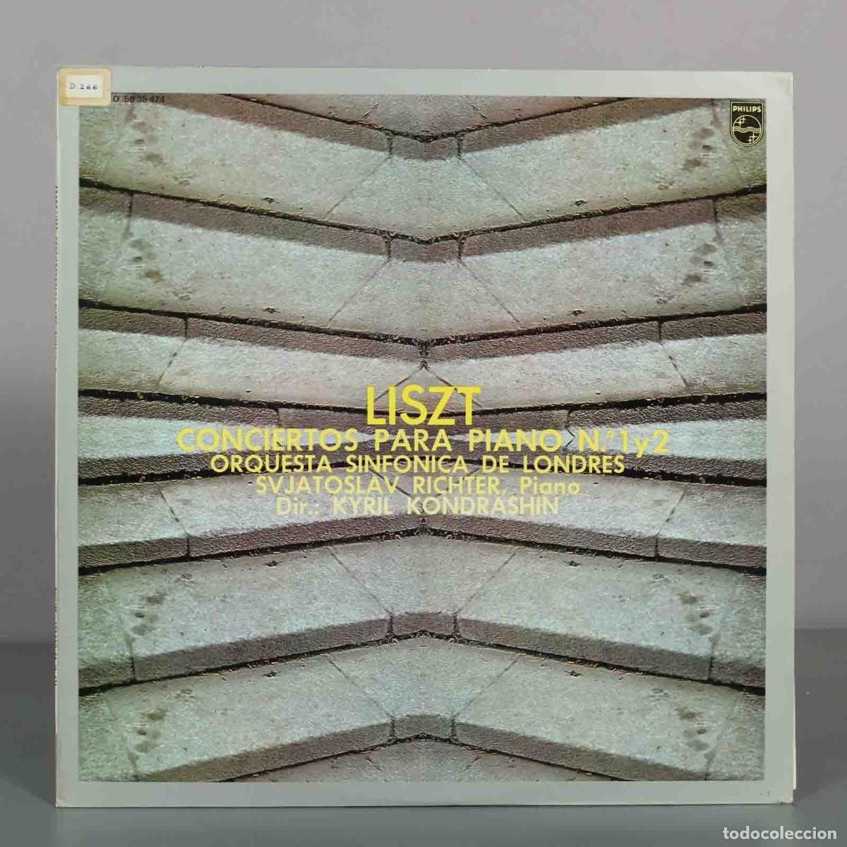 Vinyl-Schallplatten: LP. Franz Liszt: Conciertos para piano N.&ordm; 1 y 2 - Sviatoslav Richter, Kyril Kondrashin, Orquesta S