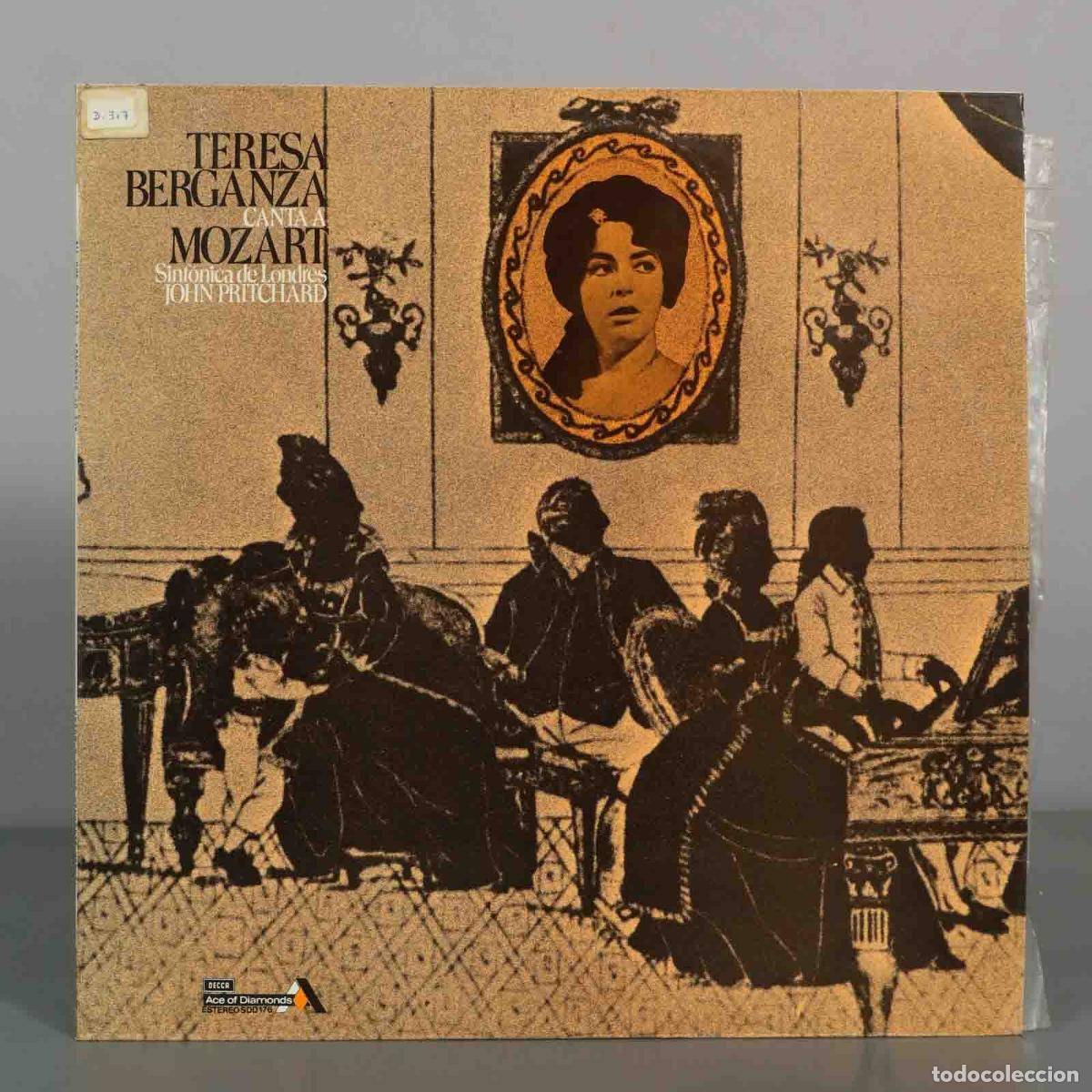 Discos de vinilo: LP. Teresa Berganza canta a Mozart - Teresa Berganza, John Pritchard, Sinf&oacute;nica de Londres