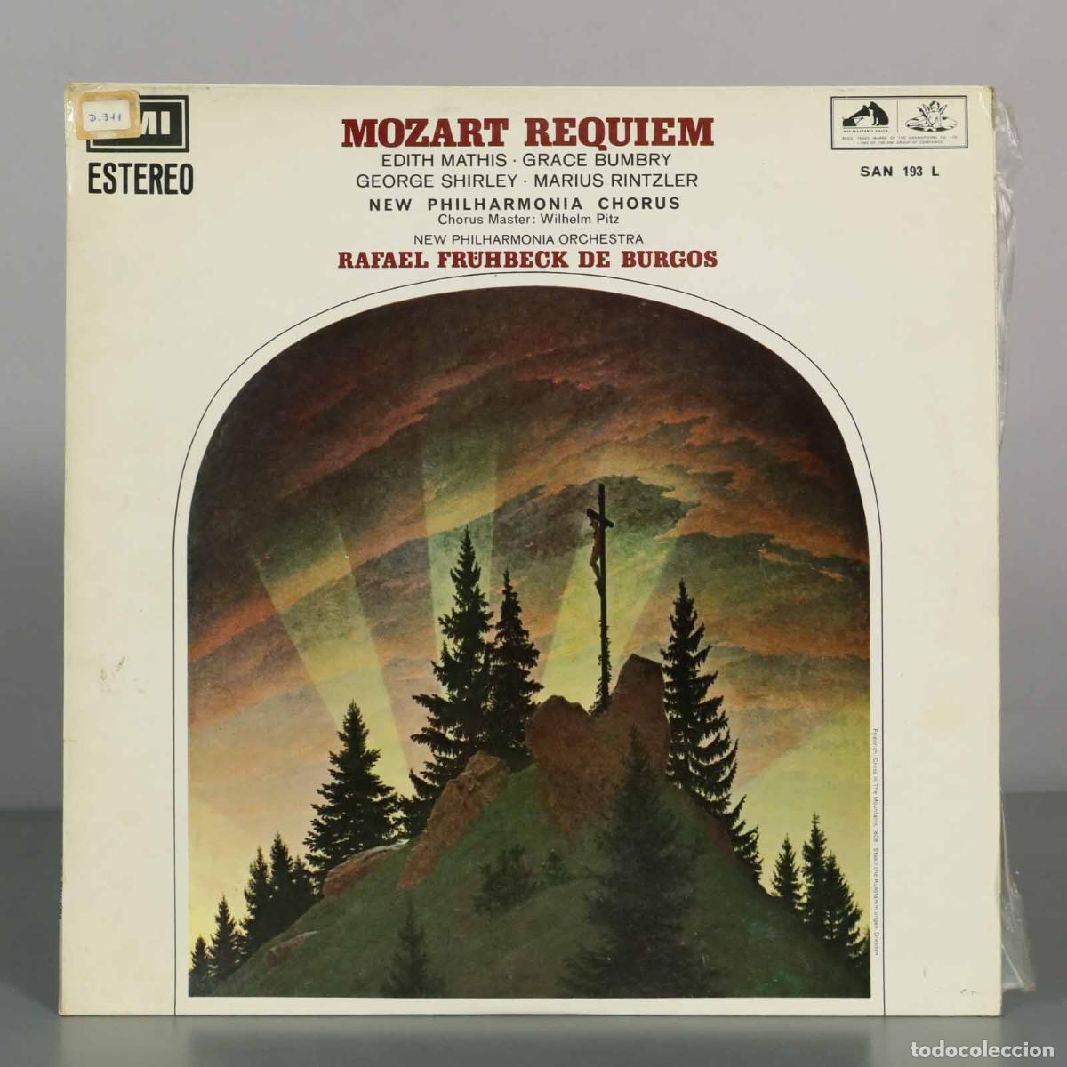 Discos de vinilo: LP. Mozart Requiem - Rafael Fr&uuml;hbeck de Burgos, New Philharmonia Orchestra, New Philharmonia Chorus