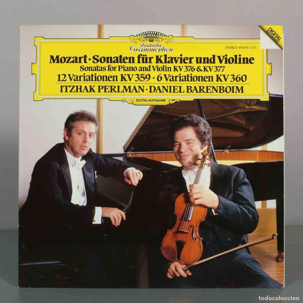 Discos de vinilo: LP. Mozart: Sonaten f&uuml;r Klavier und Violine KV 376 and KV 377 &middot; 12 Variationen KV 359 &middot; 6 Variatione