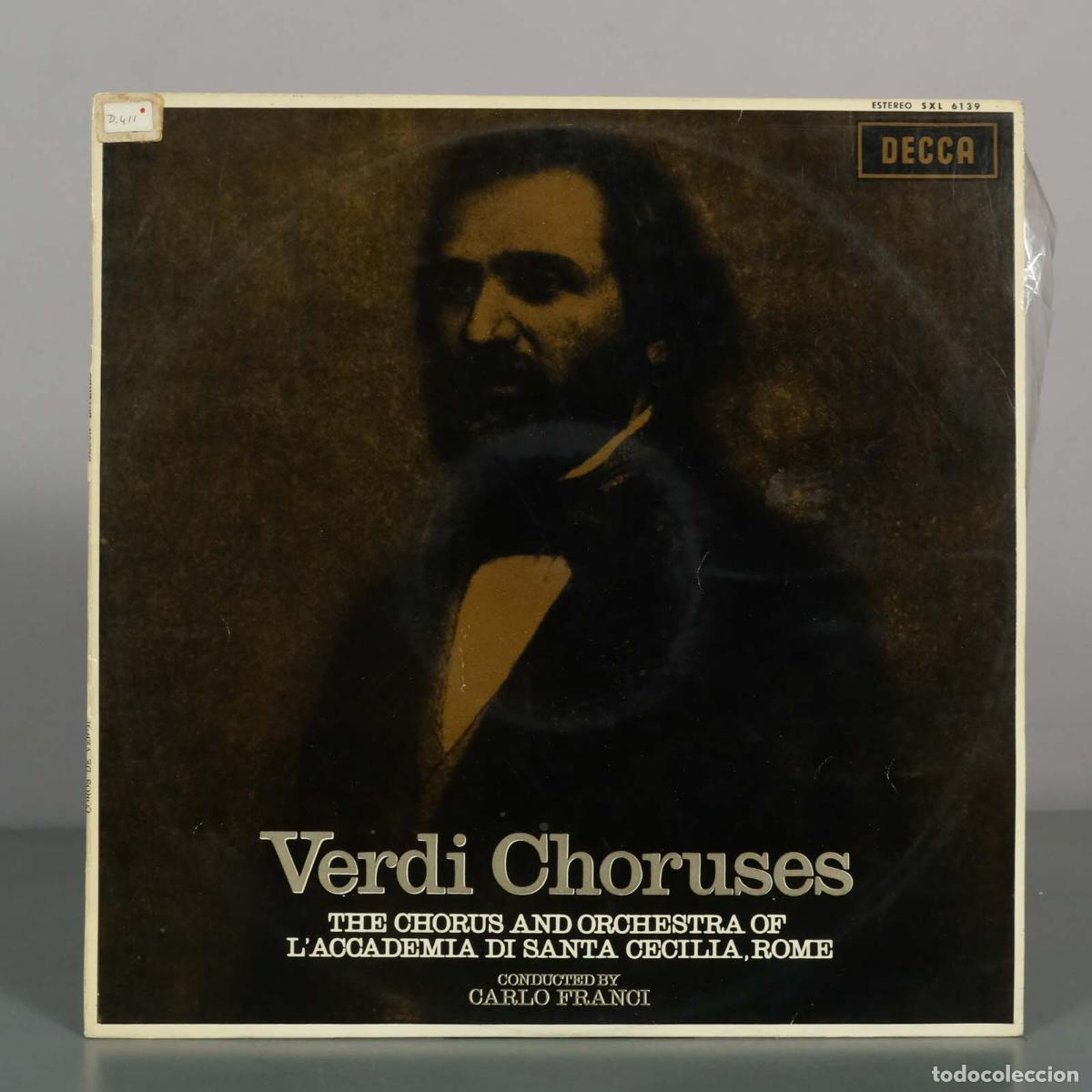 Discos de vinilo: LP. Verdi Choruses - The Chorus And Orchestra Of L&acute;Accademia Di Santa Cecilia, Rome, Carlo Franci