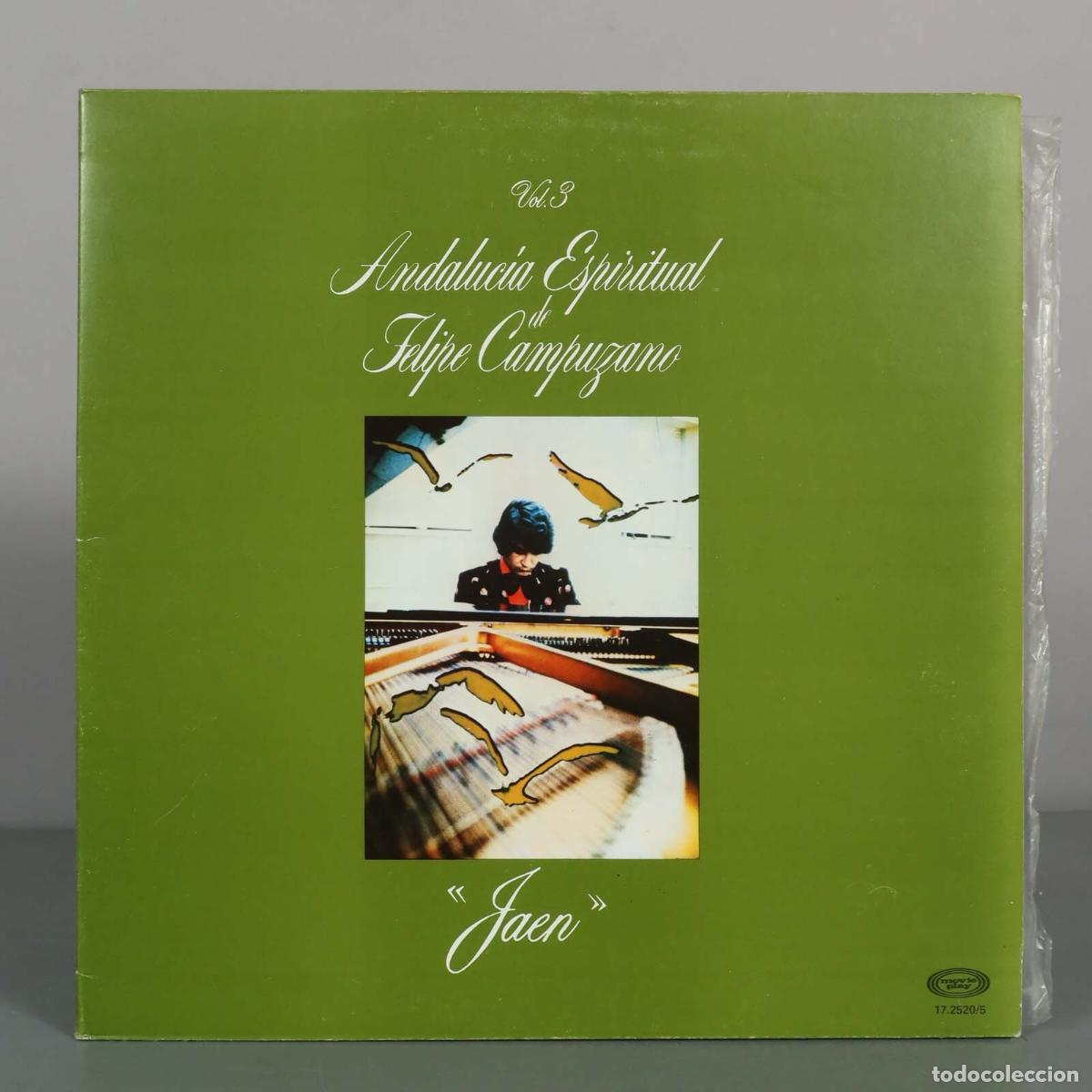 Discos de vinilo: LP. Andaluc&iacute;a Espiritual Vol. 3 Ja&eacute;n - Felipe Campuzano