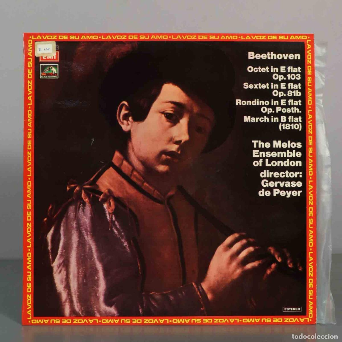 Discos de vinilo: LP. Beethoven: Octet in E flat Op.103, Sextet in E flat Op.81b, Rondino in E flat Op.Posth., March