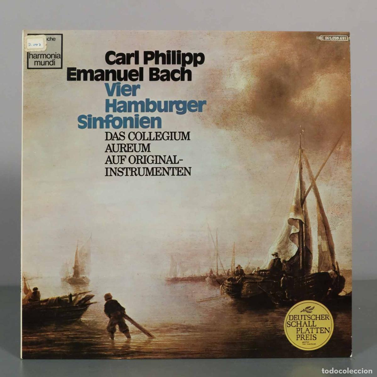 Discos de vinilo: LP. C.P.E. Bach: Vier Hamburger Sinfonien - Collegium Aureum