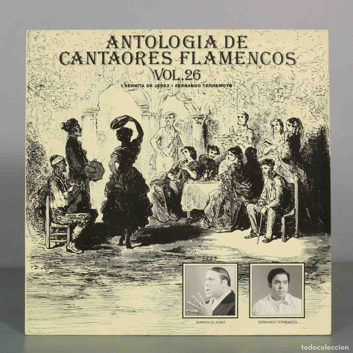 Discos de vinilo: LP. Antolog&iacute;a de Cantaores Flamencos Vol. 26 - Sernita de Jerez, Fernando Terremoto