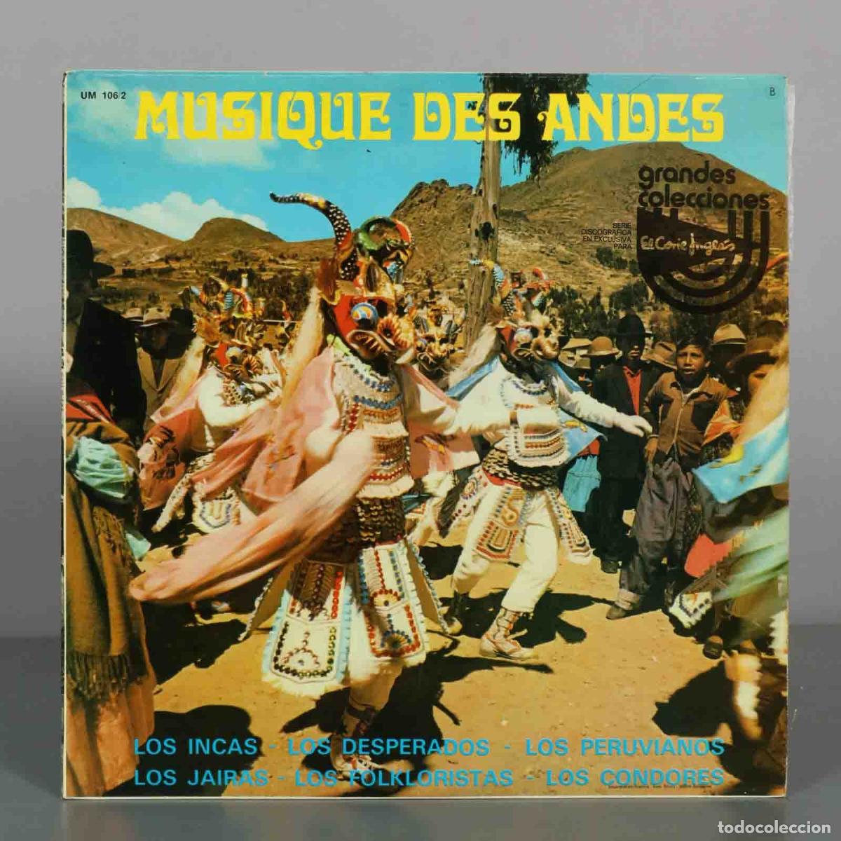 Discos de vinilo: LP. Musique Des Andes - Los Condores, Los Incas, Los Desperados, Los Peruvianos, Los Jairas, Los Fo