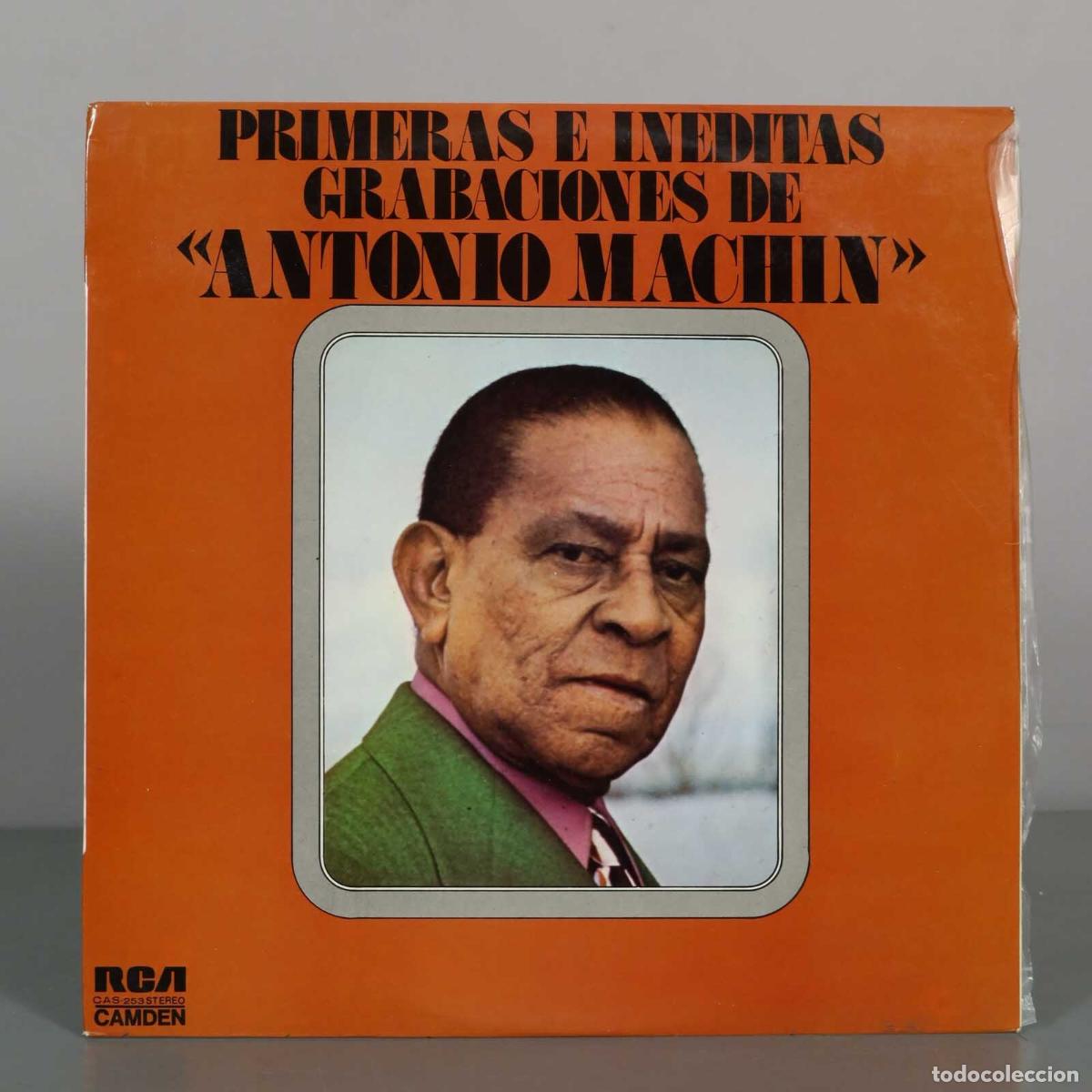 Discos de vinilo: LP. Primeras e in&eacute;ditas grabaciones de Antonio Mach&iacute;n
