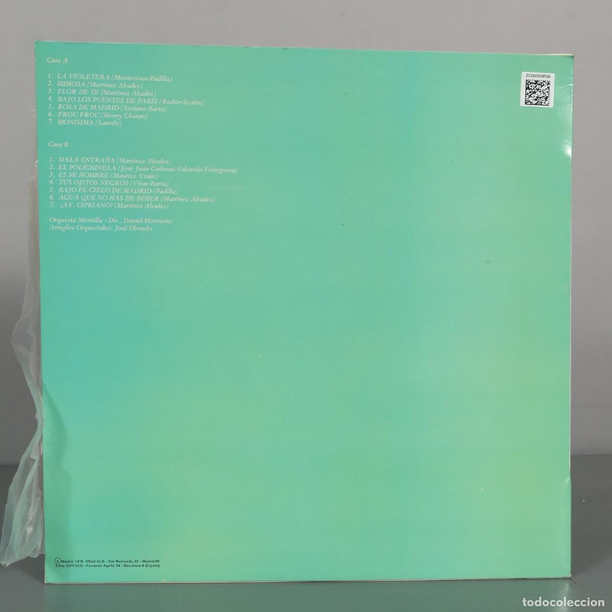 Discos de vinilo: LP. La violetera - Nati Mistral - Foto 2