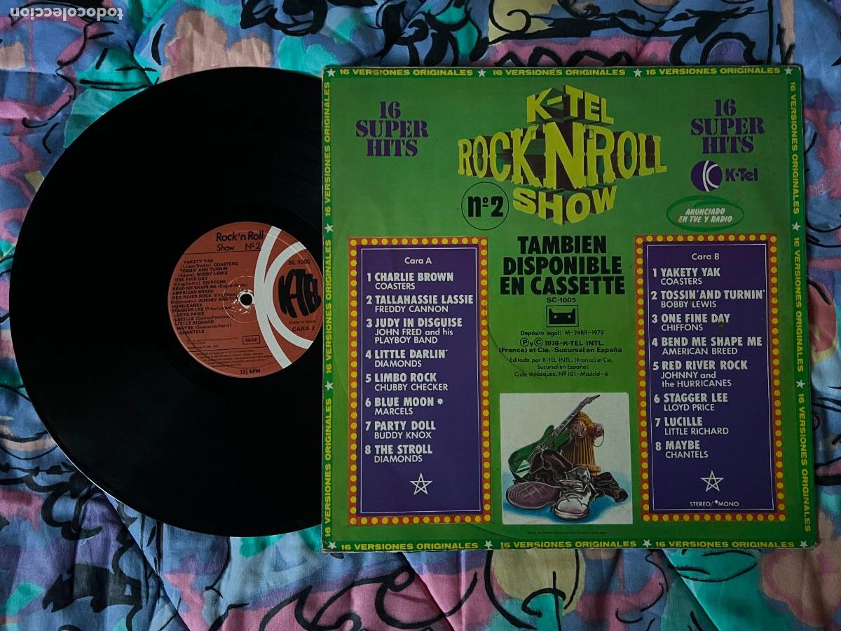 Discos de vinilo: LP - K-tel rock`n`roll show vol 2, 1978 - Foto 2