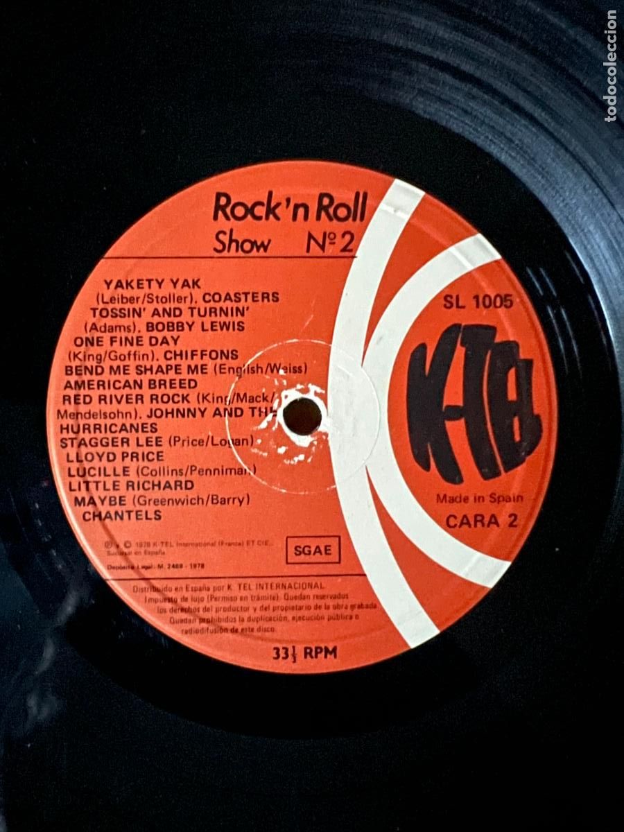 Discos de vinilo: LP - K-tel rock`n`roll show vol 2, 1978 - Foto 4