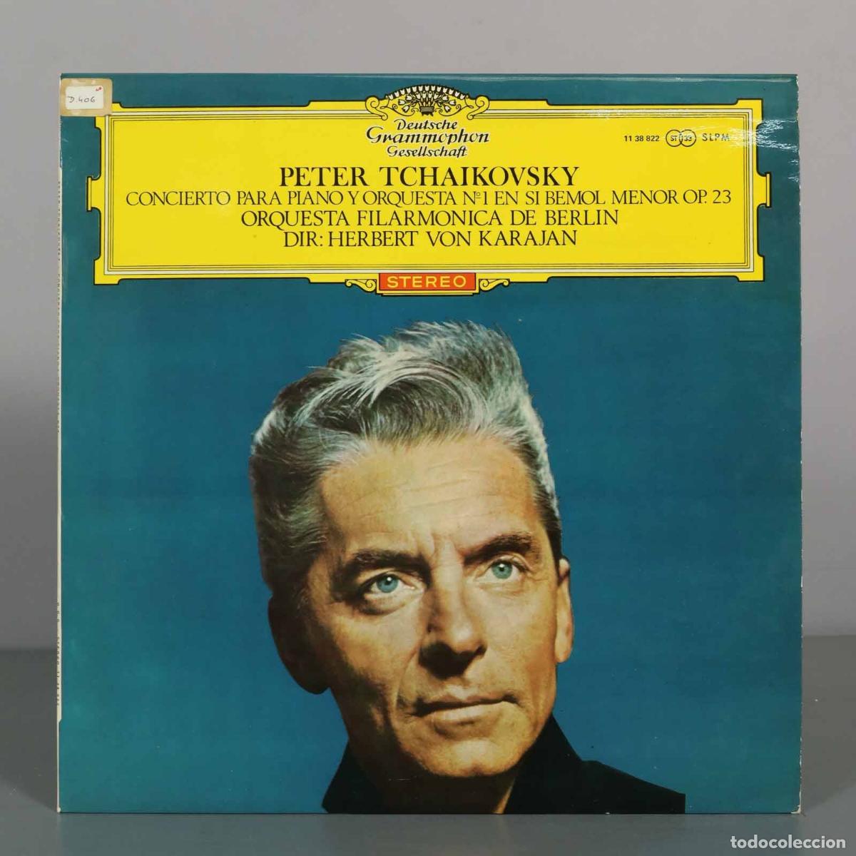 Discos de vinilo: LP. Tchaikovsky: Concierto para piano y orquesta n.&ordm; 1 - Herbert von Karajan, Sviatoslav Richter