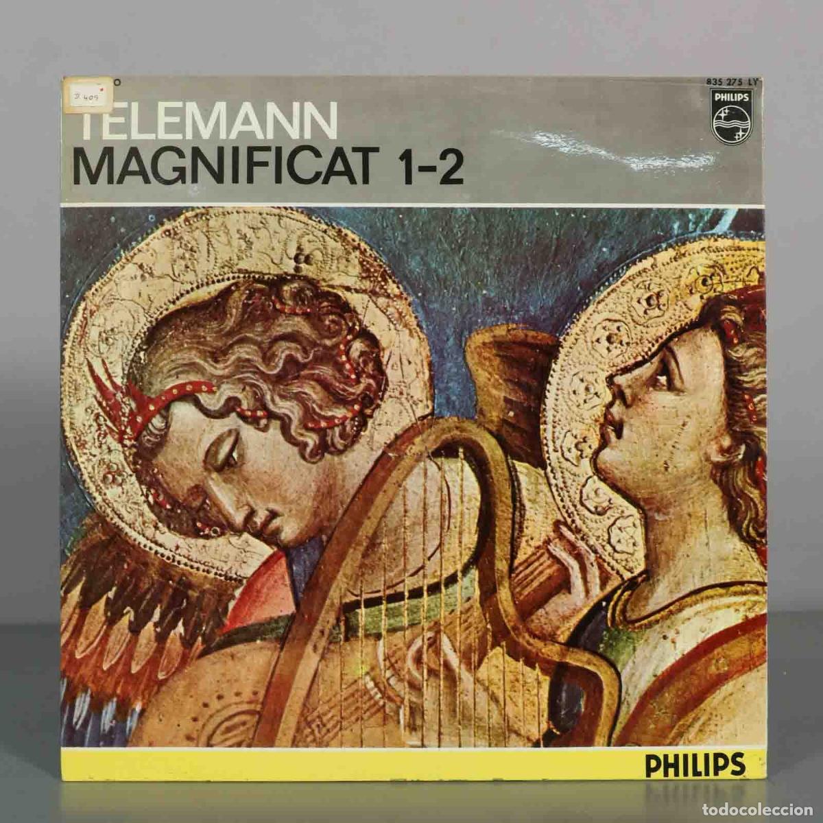 Discos de vinilo: LP. Telemann: Magnificat 1-2 - Agnes Giebel, Ira Malaniuk, Theo Altmeyer, Heinz Rehfuss, Franz Reut