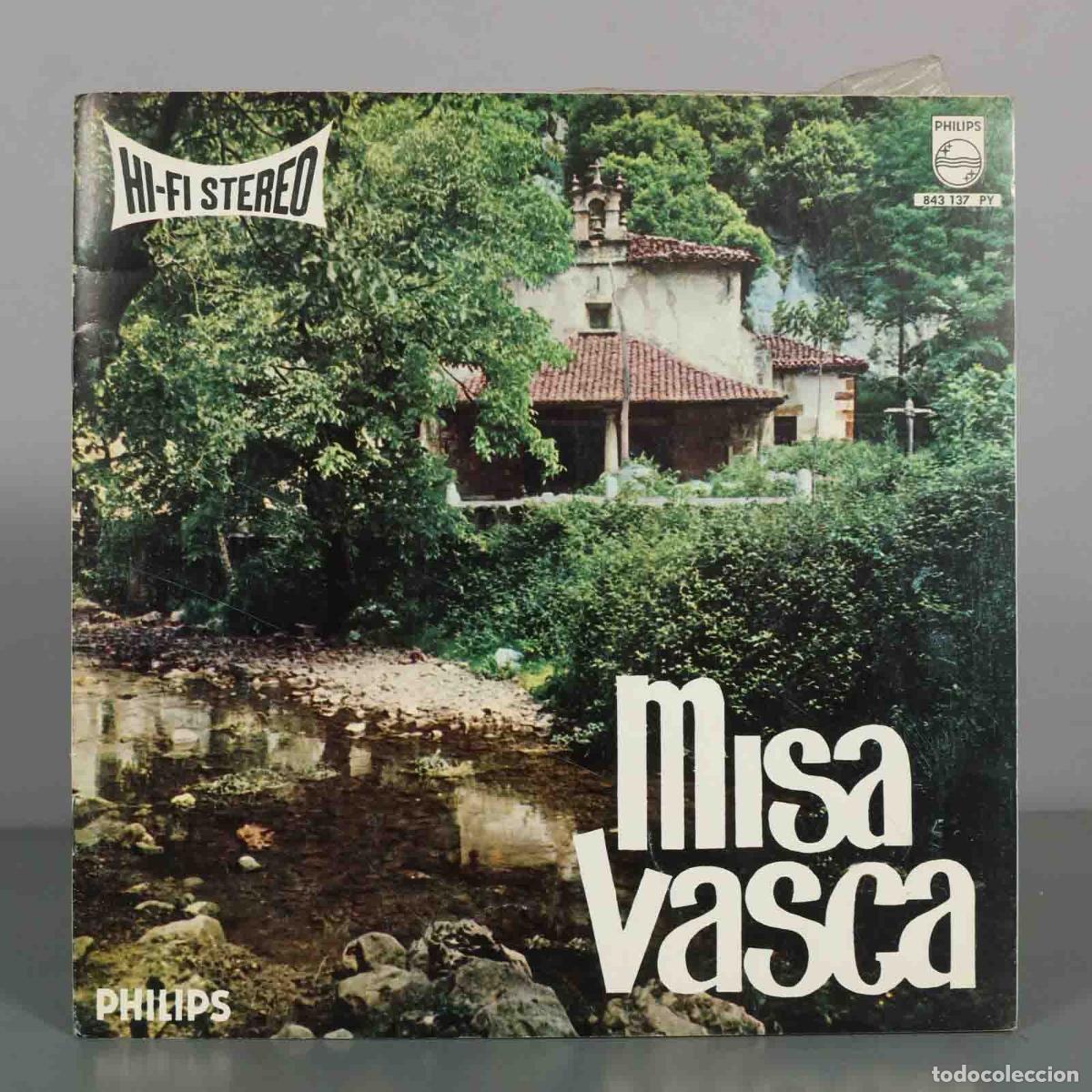 Discos de vinilo: LP. Misa Vasca - Coral de Camara de Pamplona, Luis Morondo