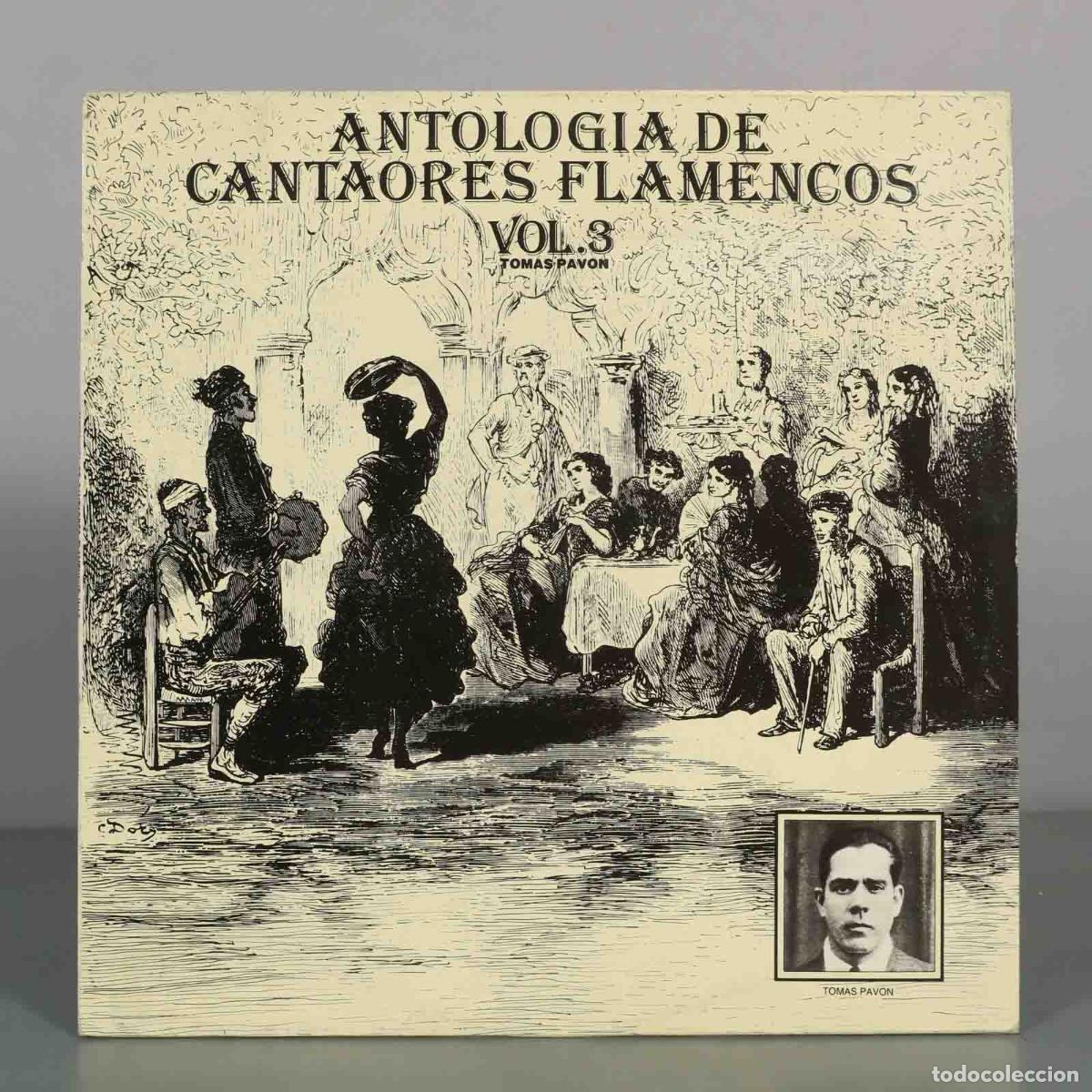 Discos de vinilo: LP. Antolog&iacute;a de Cantaores Flamencos Vol. 3 - Tom&aacute;s Pav&oacute;n