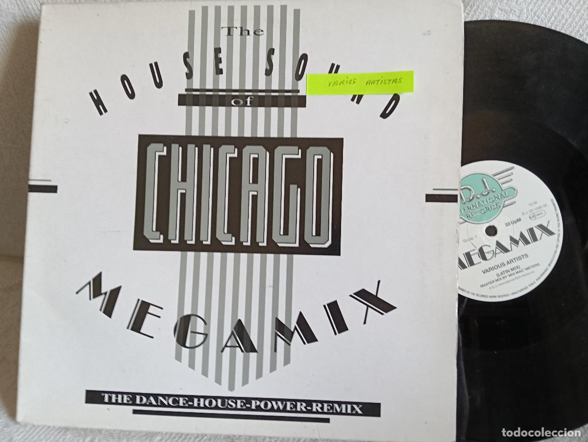 Discos de vinilo: VARIOS ARTISTAS House Sound Of Chicago Maxi Excelente estado.Ver titulos y dem&aacute;s informaci&oacute;n en foto