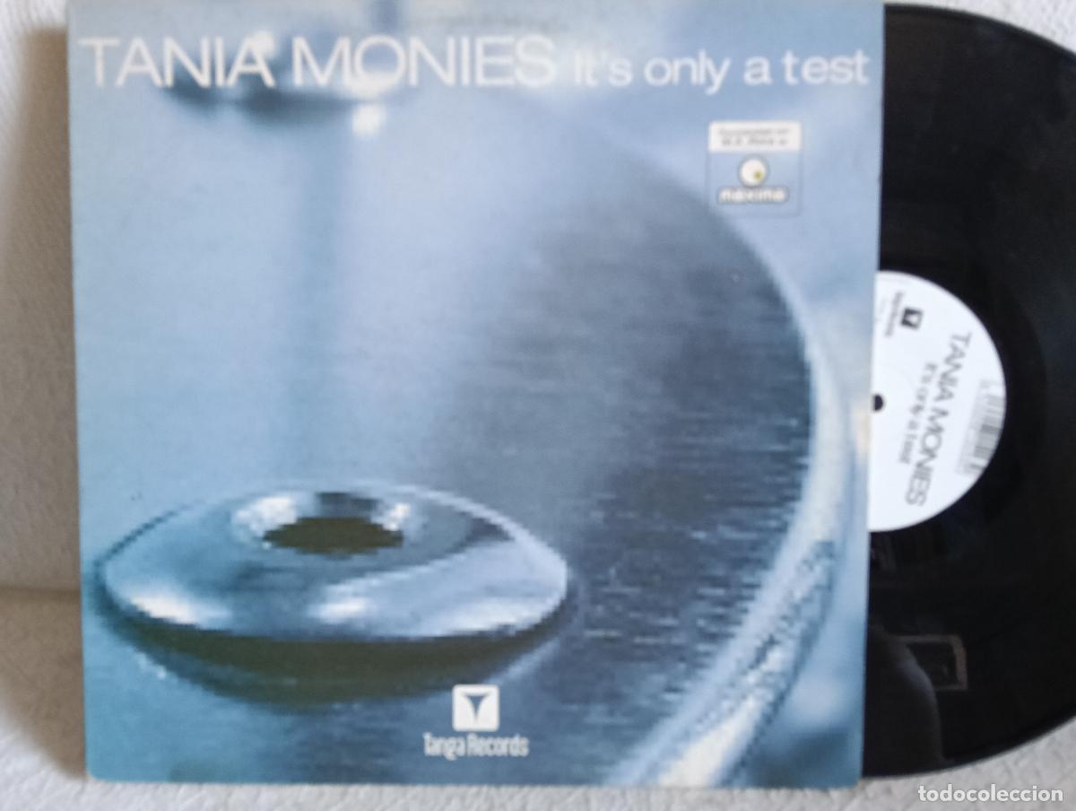 Discos de vinilo: TANIA MONIES ITS ONLY A TEST Maxi NUEVO Ver titulos y dem&aacute;s informaci&oacute;n en fotos.Pedido m&iacute;nimo 9,00