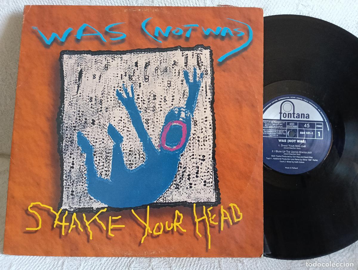 Discos de vinilo: WAS NOT WAS Shake Your Head Maxi Buen estado de uso.Ver titulos y dem&aacute;s informaci&oacute;n en fotos.Pedido
