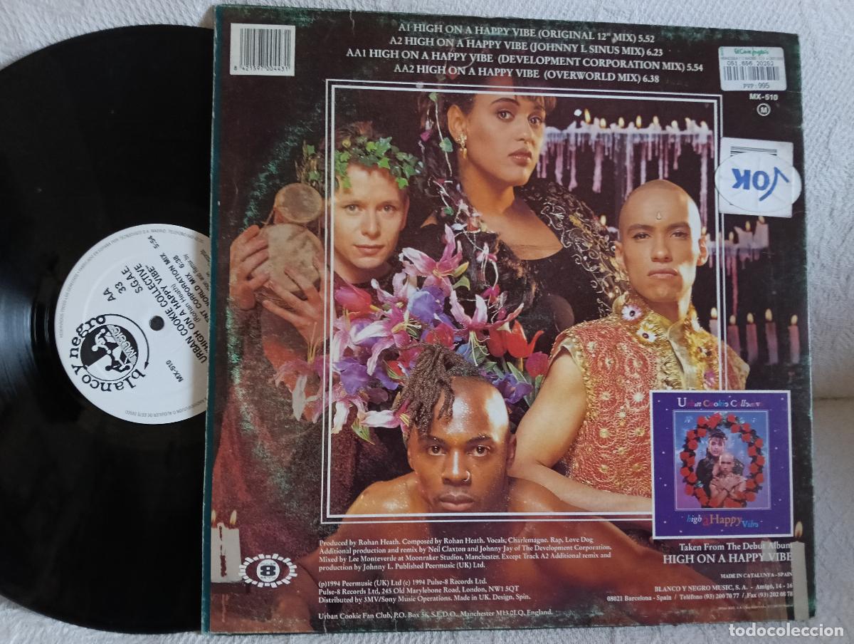 Discos de vinilo: URBAN COOKIE COLLECTIVE A Happy Vibe Maxi como NUEVO.Ver titulos y dem&aacute;s informaci&oacute;n en fotos.Pedido