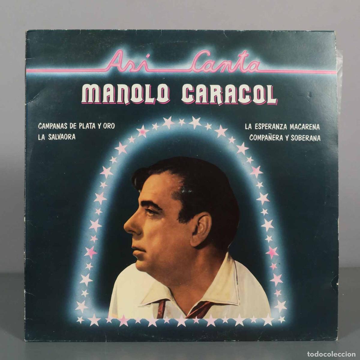 Discos de vinilo: LP. As&iacute; Canta - Manolo Caracol