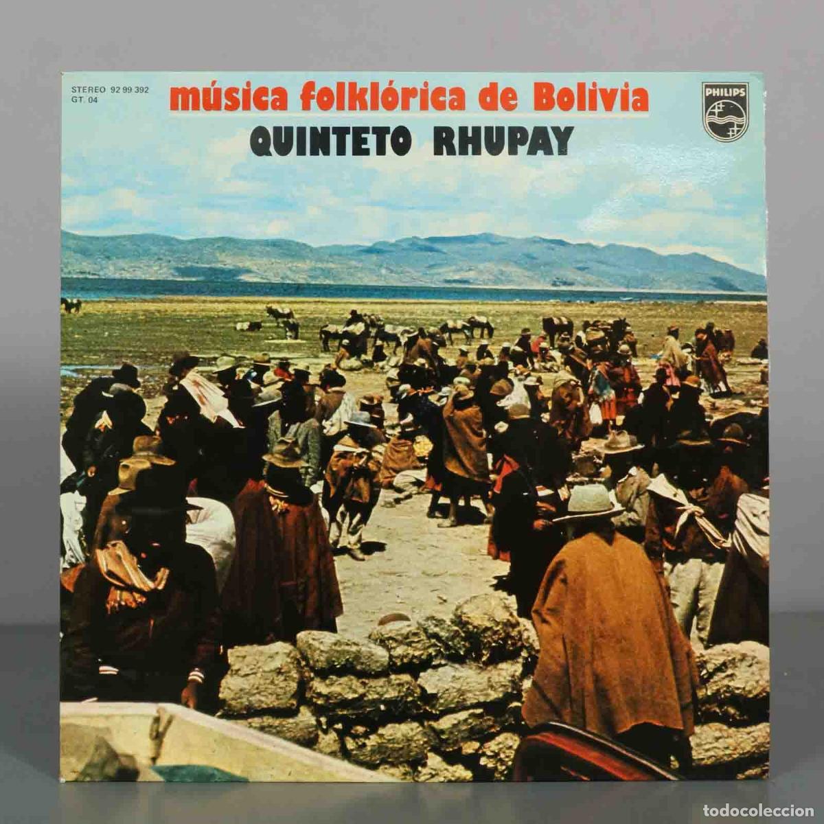 Discos de vinilo: LP. M&uacute;sica folkl&oacute;rica de Bolivia - Quinteto Rhupay