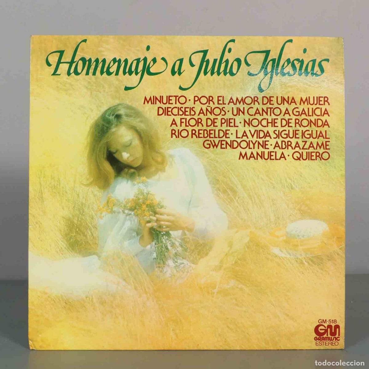 Discos de vinilo: LP. Homenaje a Julio Iglesias - Cover Band - Gramusic