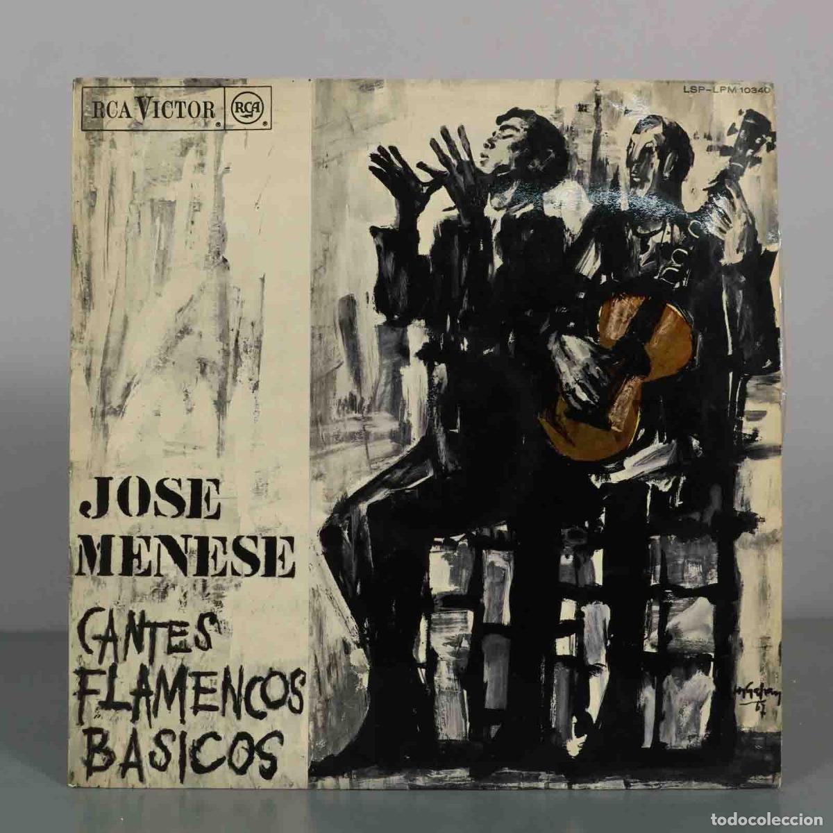 Discos de vinilo: LP. Cantes Flamencos B&aacute;sicos - Jos&eacute; Menese, Melchor de Marchena