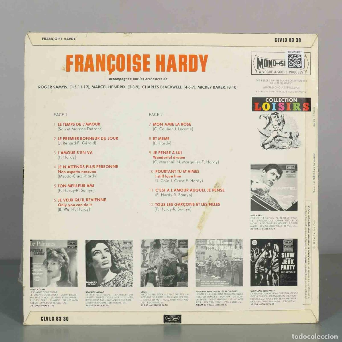 Discos de vinilo: LP. Le Palmar&egrave;s - Fran&ccedil;oise Hardy - Foto 2