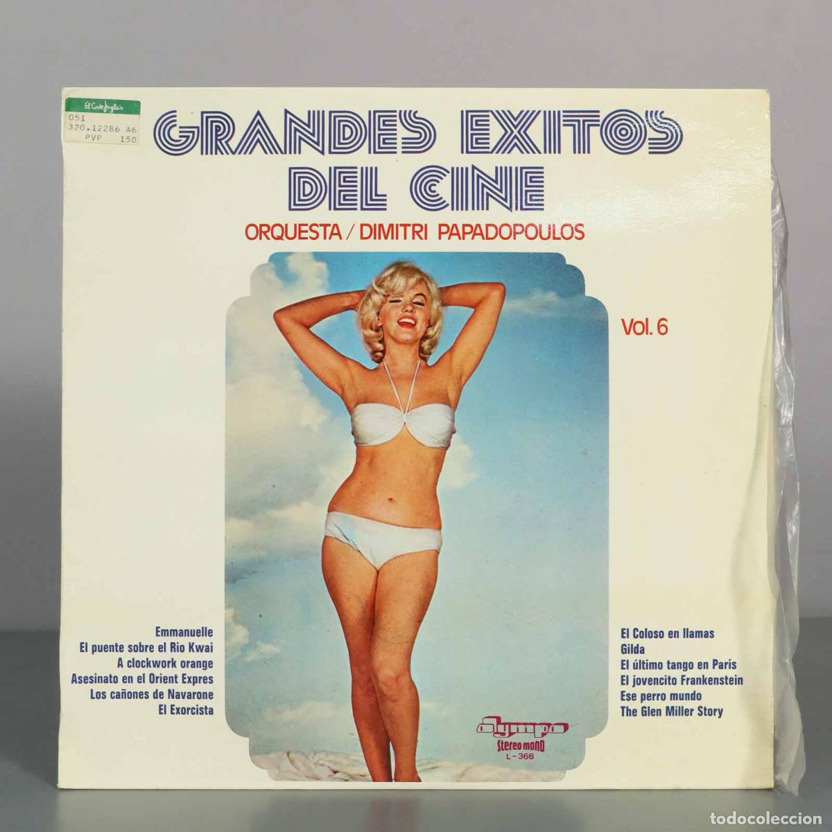 Discos de vinilo: LP. Grandes &Eacute;xitos del Cine Vol. 6 - Orquesta Dimitri Papadopoulos