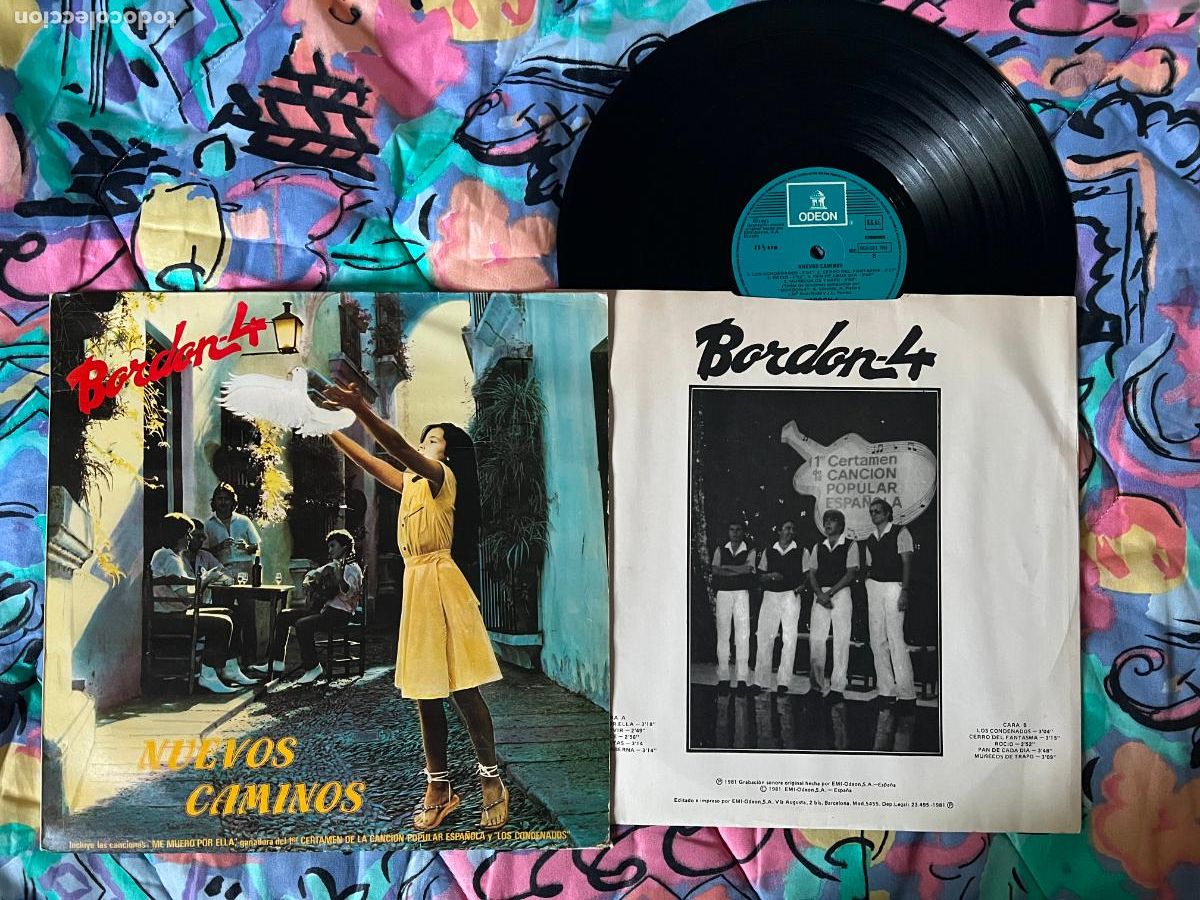 Discos de vinilo: LP BORDON 4. Nuevos caminos. EME 1981, CON iNSERT