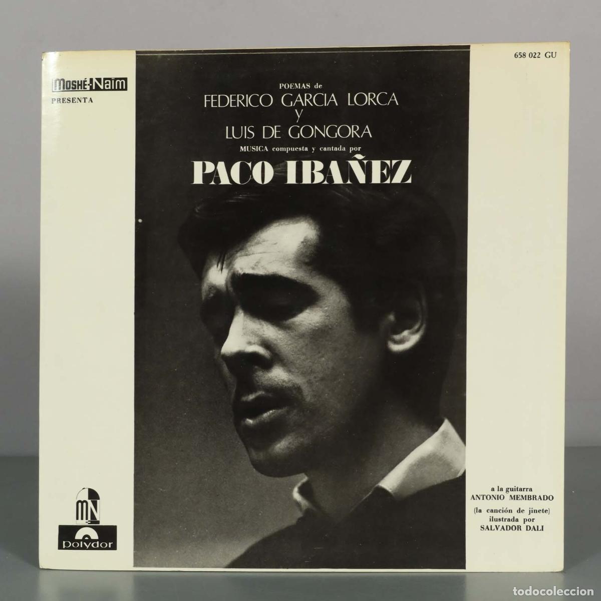Discos de vinilo: LP. Poemas de Federico Garc&iacute;a Lorca y Luis de G&oacute;ngora - Paco Ib&aacute;&ntilde;ez, Antonio Membrado