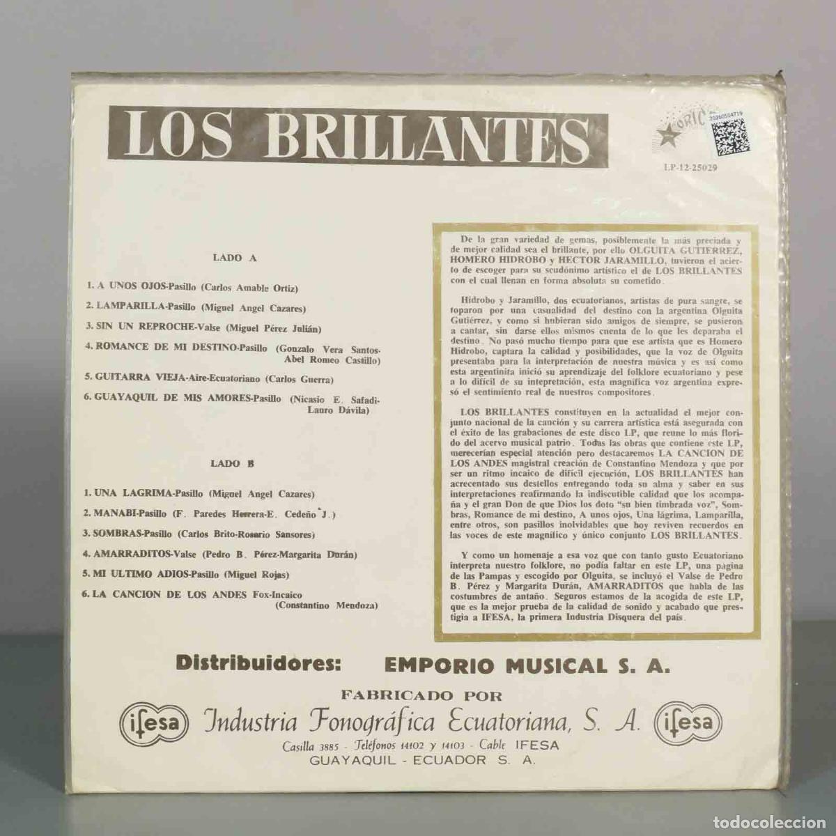 Discos de vinilo: LP. Los Brillantes - El Disco de Oro - Foto 2