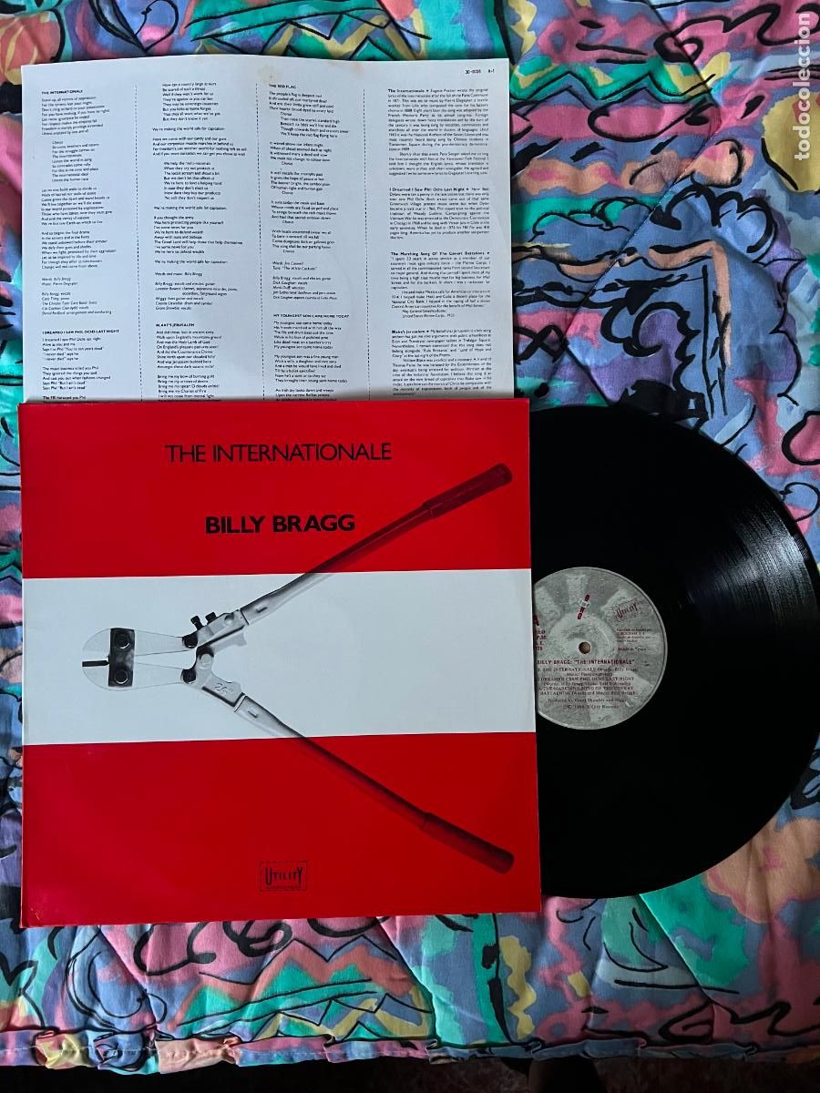 Vinyl records: lp billy bragg, the internationale del 90 , DRO, EXCELENTE ESTADO
