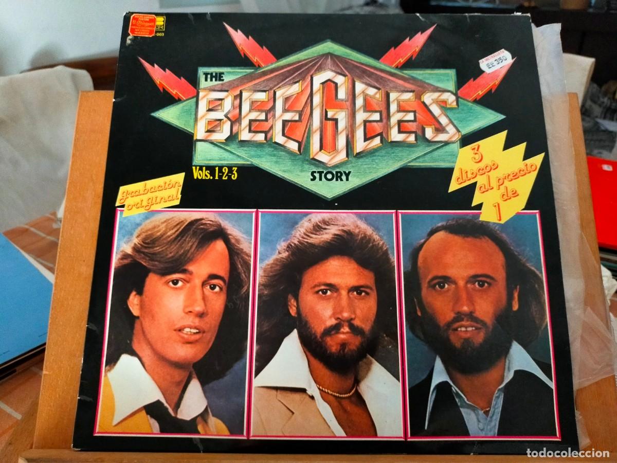 Discos de vinilo: THE BEE GEES. THE BEEGEES STORY. TRIPLE &Aacute;LBUM. 3 LP. BELTER. 38 TEMAS. 1979