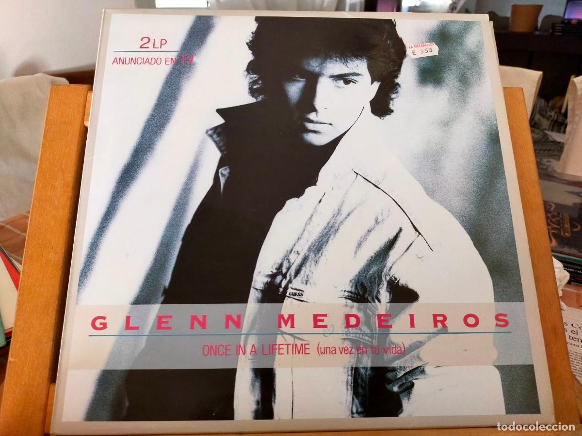 Discos de vinilo: GLEN MEDEIROS. ONCE IN A LIFETIME. UNA VEZ EN TU VIDA. DOBLE &Aacute;LBUM. 2 LP. MERCURY. 21 TEMAS. 1987