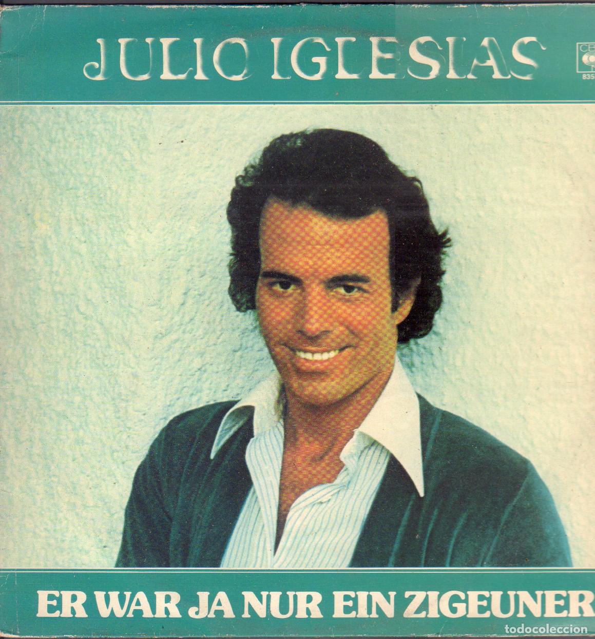 Discos de vinilo: JULIO IGLESIAS - ER WAR JA NUR EIN ZIGEUNER / MEINE GITARRE.../ LP CBS / BUEN ESTADO RF-26160